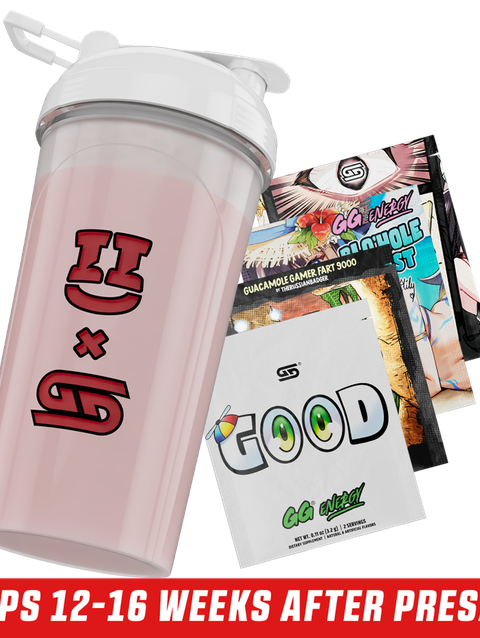 Gamersupps 24oz SMii7Y Shaker Cup (White) High Quality