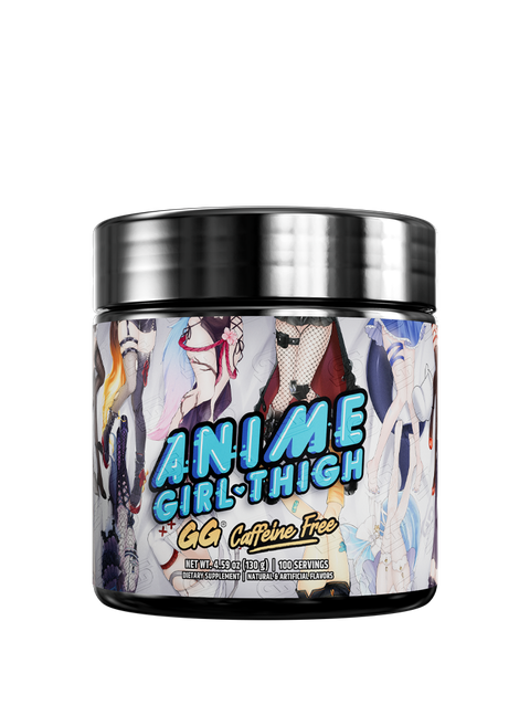 Gamersupps Anime Girl Thigh Caffeine Free - 100 Servings (Vtuber Edition) For Sale