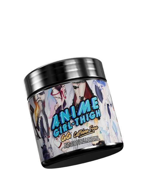 Gamersupps Anime Girl Thigh Caffeine Free - 100 Servings (Vtuber Edition) For Sale