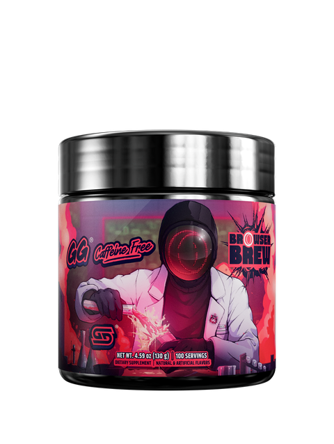 Gamersupps Browser Brew GG by Opera GX Caffeine Free - 100 Servings New Arrival